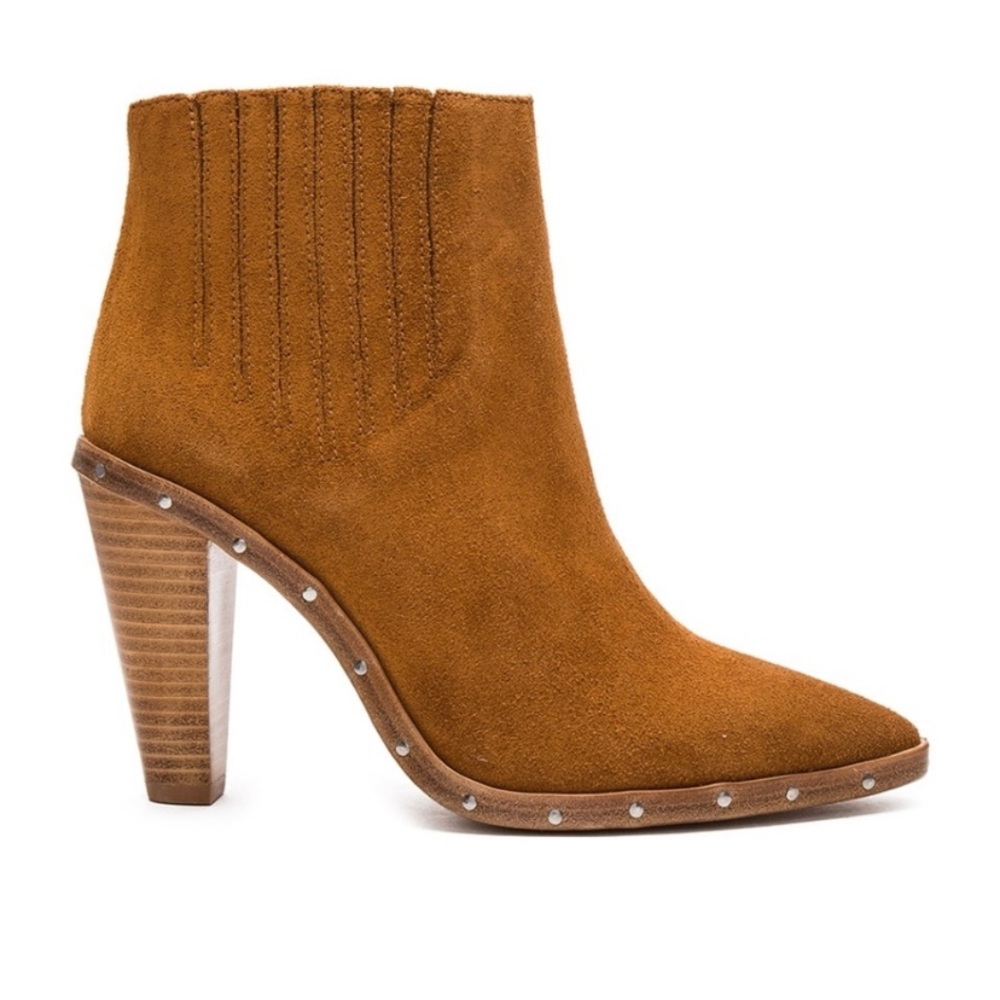 IRO Noliana Tan Boot in suede, sz 39/ 8.5, great condition!